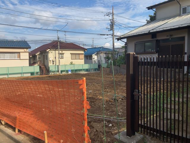 木造2階建て解体工事(東京都練馬区旭丘)　工事中の様子です。